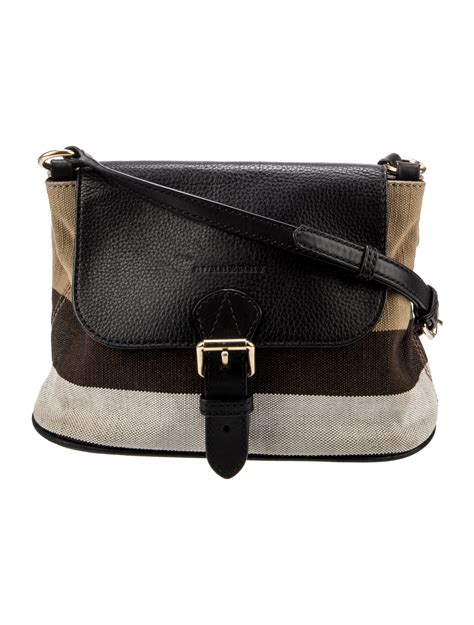 Burberry Mega Check Gowan Crossbody Bag 